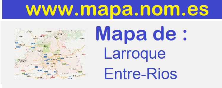 mapa de  Larroque