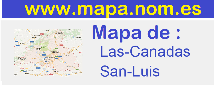 mapa de  Las-Canadas