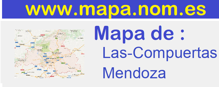 mapa de  Las-Compuertas