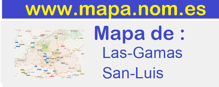 mapa de  Las-Gamas