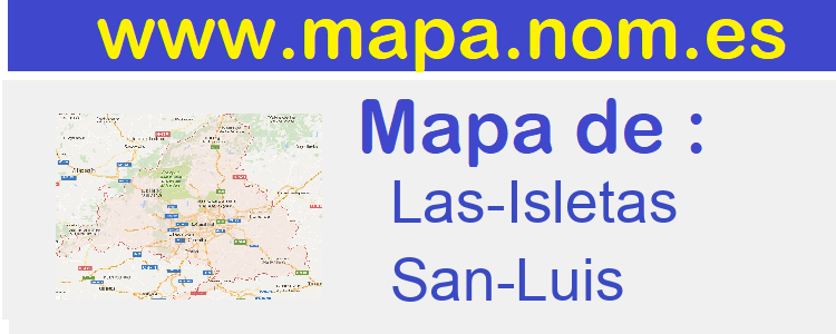 mapa de  Las-Isletas