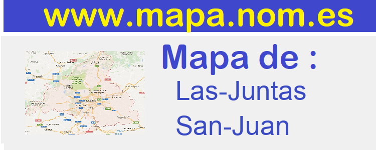 mapa de  Las-Juntas