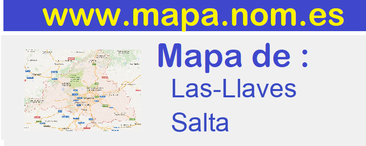mapa de  Las-Llaves