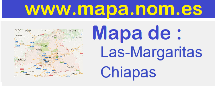 mapa de  Las-Margaritas