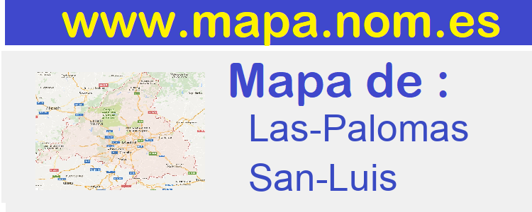 mapa de  Las-Palomas