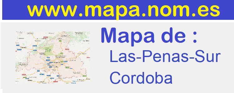 mapa de  Las-Penas-Sur