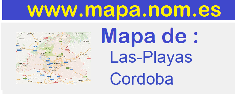 mapa de  Las-Playas