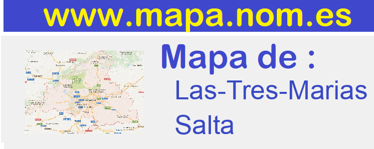 mapa de  Las-Tres-Marias