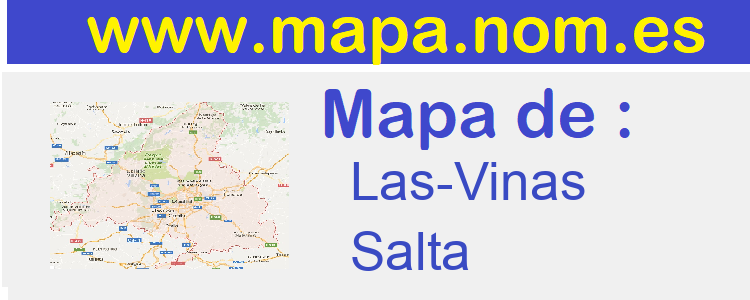 mapa de  Las-Vinas