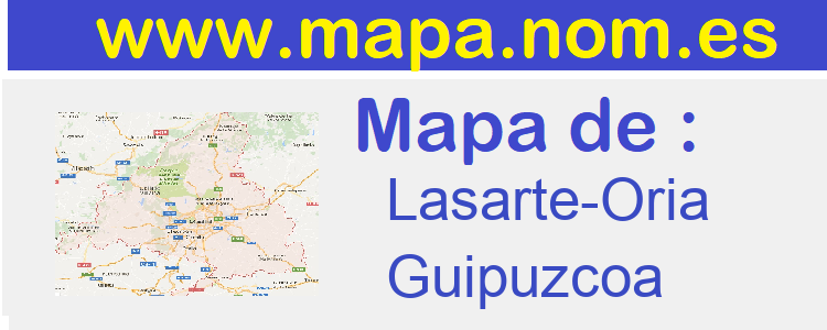 mapa de  Lasarte-Oria