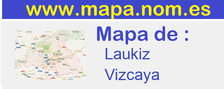 mapa de  Laukiz