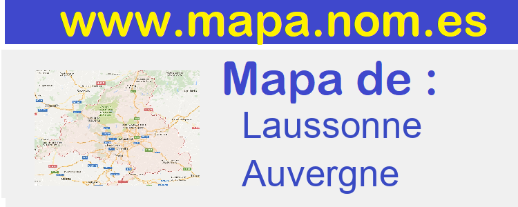 mapa de  Laussonne