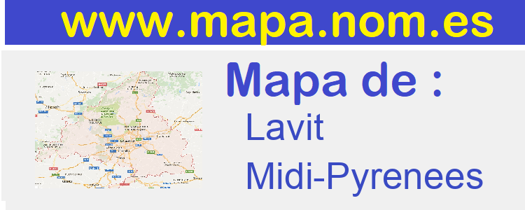 mapa de  Lavit