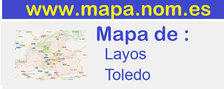 mapa de  Layos