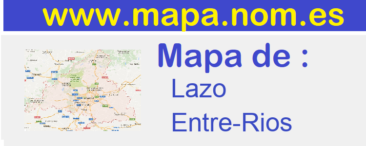 mapa de  Lazo