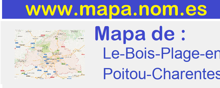 mapa de  Le-Bois-Plage-en-Re