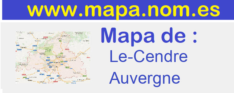 mapa de  Le-Cendre
