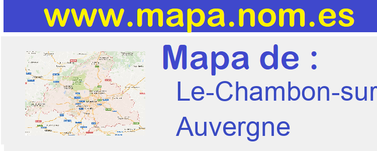 mapa de  Le-Chambon-sur-Lignon