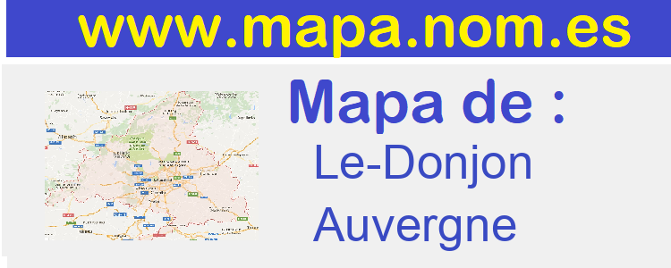 mapa de  Le-Donjon