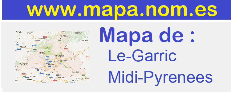 mapa de  Le-Garric