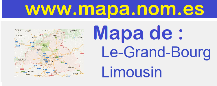 mapa de  Le-Grand-Bourg