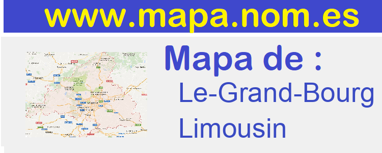 mapa de  Le-Grand-Bourg