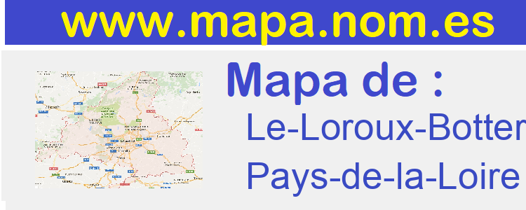 mapa de  Le-Loroux-Bottereau
