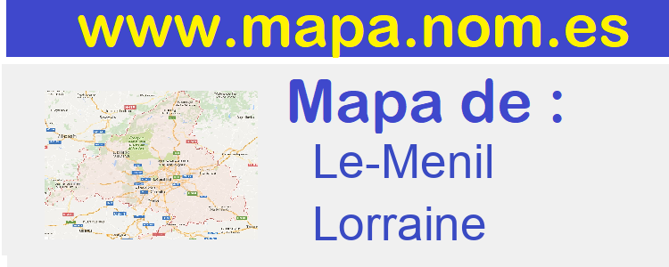 mapa de  Le-Menil