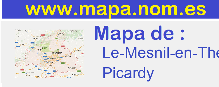 mapa de  Le-Mesnil-en-Thelle