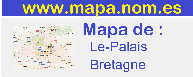 mapa de  Le-Palais