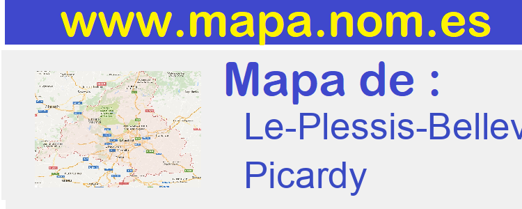 mapa de  Le-Plessis-Belleville