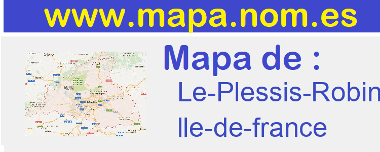 mapa de  Le-Plessis-Robinson