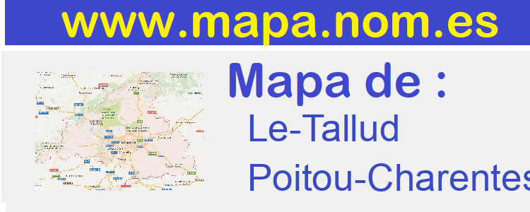 mapa de  Le-Tallud