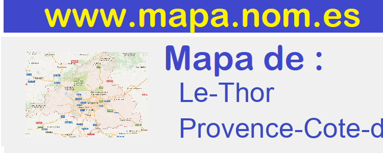 mapa de  Le-Thor