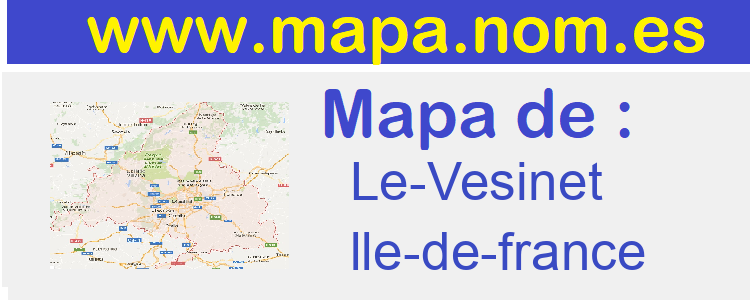 mapa de  Le-Vesinet