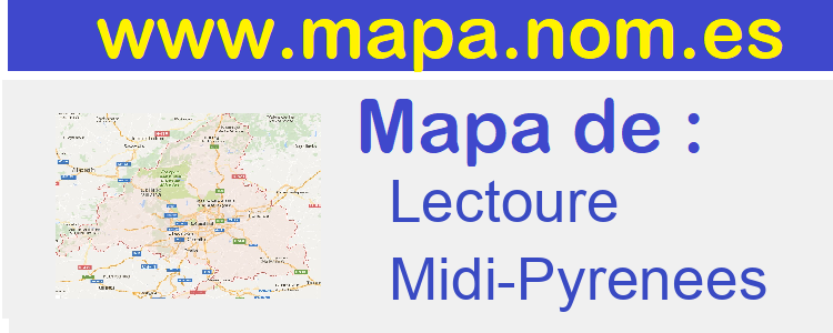 mapa de  Lectoure