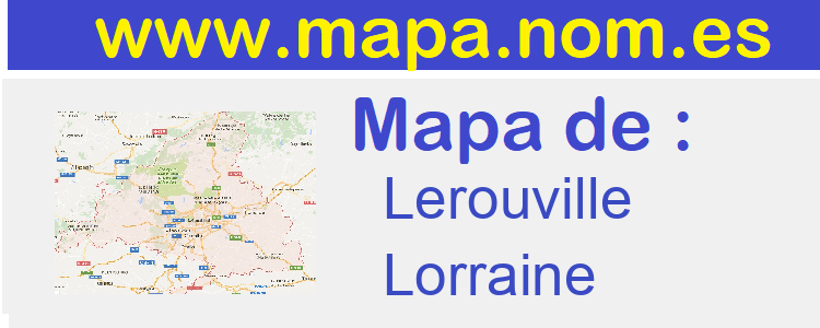 mapa de  Lerouville