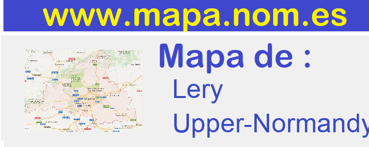 mapa de  Lery