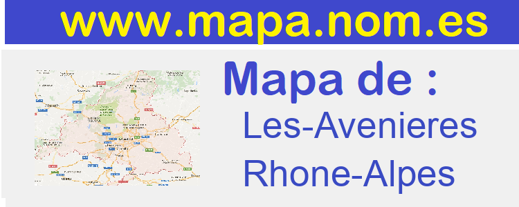 mapa de  Les-Avenieres