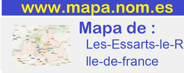mapa de  Les-Essarts-le-Roi