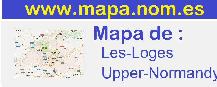 mapa de  Les-Loges