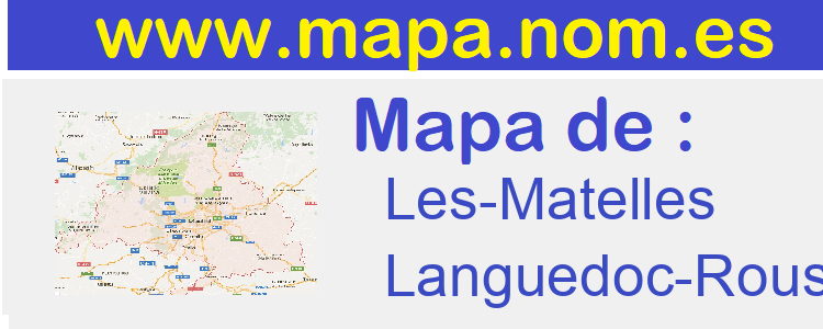 mapa de  Les-Matelles
