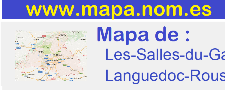 mapa de  Les-Salles-du-Gardon