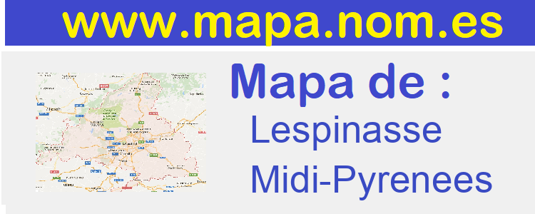 mapa de  Lespinasse