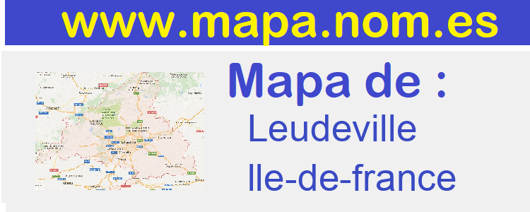 mapa de  Leudeville