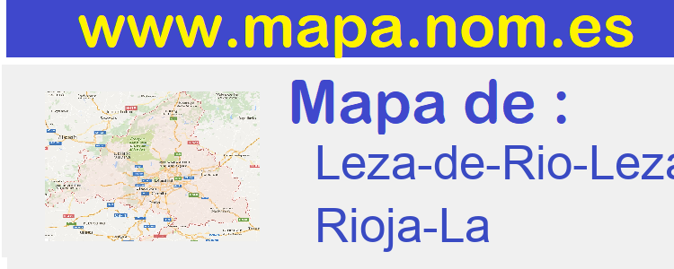 mapa de  Leza-de-Rio-Leza