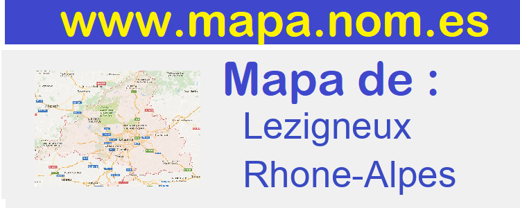 mapa de  Lezigneux