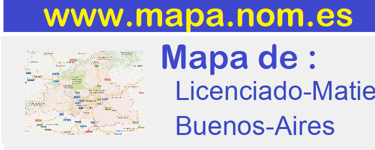 mapa de  Licenciado-Matienzo