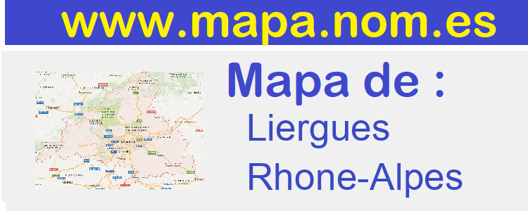 mapa de  Liergues