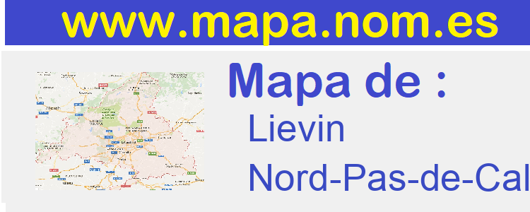 mapa de  Lievin